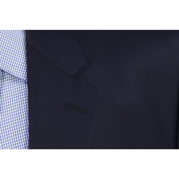 Lauren Ralph Lauren Mens Navy Blue Gold Button Wool Blazer Jacket 44L - Picture 5 of 8